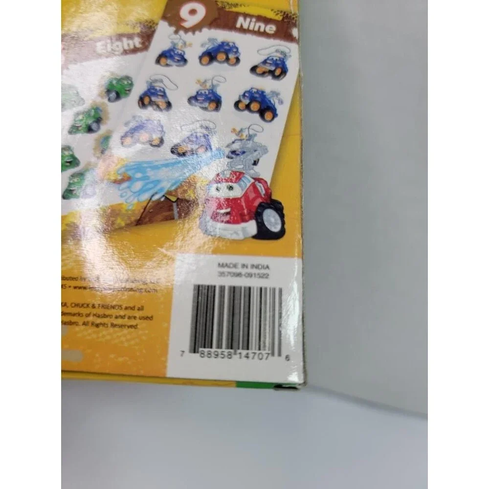 Tonka Chuck and Friends Numbers Flash Cards PreK-K Math Learning Toy 36 Cards